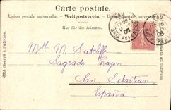 CPA Ascension d'un Glacier Alpinisme