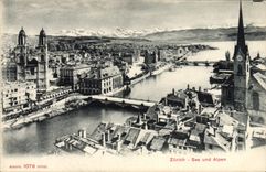 CPA Zurich See und Alpen 
