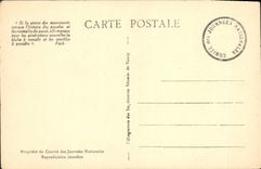 CPA Journees Nationales de Juillet 1929 Lorette Douaumont Dormans Vieil Armand Militaria 