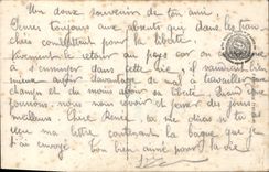 VINTAGE POSTCARD Fantasy Woman For Militaria France