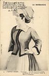 CPA Normandie Coutances Femme Folklore