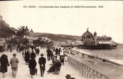 CPA Nice Promenade des Anglais et Jetee Promenade