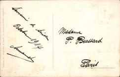 CPA Coucher de soleil sur le lac Leman