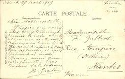 CPA Ostende La Digue Centrale