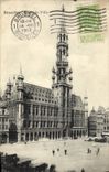 CPA Bruxelles Hotel de Ville