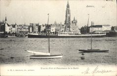 CPA Anvers Vue Du Port Et Panorama De La Rade Bateau