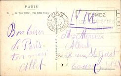 CPA Paris Tour Eiffel