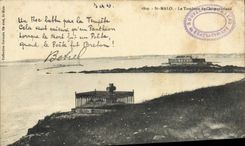 VINTAGE POSTCARD St Malo the Tomb Of Botrel Chateaubriant