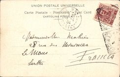 VINTAGE POSTCARD Firenze Finestrone LED Bell-tower Di Giotto