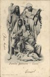 CPA Famille Bedouine Tunis