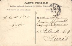 CPA Tunis Noria Arabe Charrue Boeuf