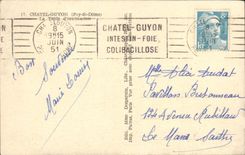 CPA Chatel Guyon La Table D'orientation