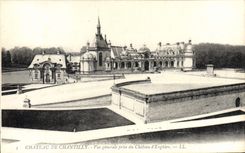 CPA Chateau De Chantilly Vue Generale Prise Du Chateau D'Enghien