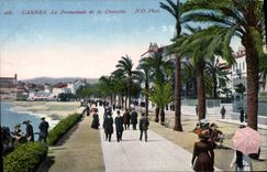 CPA Cannes La Promenade De La Croisette