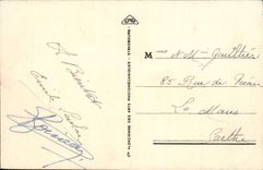 VINTAGE POSTCARD Caen Abbey With the Men