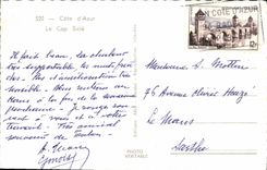 CPM Cote D'Azur Le Cap Sicie