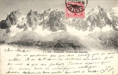 La POSTAL Chamonix de la VENDIMIA encadena agujas