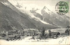 CPA Chamonix Et Le Mont Blanc