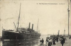 CPA Nos Paquebots Transatiantiques La Navarre