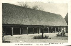 CPA Exposition Coloniale Internationale Paris 1931 Jardin du Congo Belge Pavillon des Transports