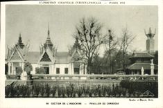 CPA Exposition Coloniale Internationale Paris 1931 Section de l'Indochine Pavillon du Cambodge