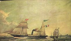 CPA Paris Navire en fer de la Compagnie Generale Maritime