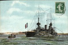 CPA Bateau Le Suffren Cuirasse de 1ere classe 