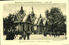 CPA Paris Exposition coloniale internationale 1931 Section de l'Indochine Pavillon du Cambodge