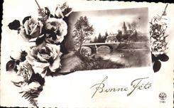 CPA Fantaisie Fleurs 