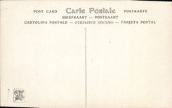 VINTAGE POSTCARD Living room of 1909 In close Bern Bellecour Militaria