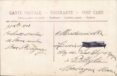 VINTAGE POSTCARD Fantasy Woman a kiss