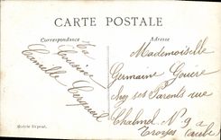 VINTAGE POSTCARD Fantasy Women Heart Flowers