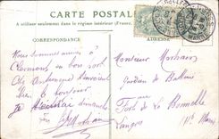 VINTAGE POSTCARD Fantasy Woman Prayer of the evening