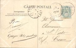 Museo de Militaria de la POSTAL de la VENDIMIA de Versalles tomado de la tribu del EL Kader de Abd