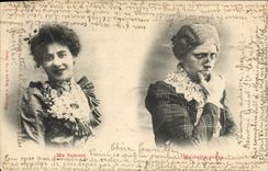 VINTAGE POSTCARD Fantasy Woman Beautiful mother