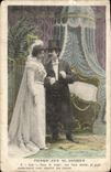 VINTAGE POSTCARD Fantasy Woman Marriage First day of happiness