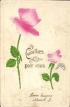 CPA Fantaisie Fleurs