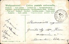 VINTAGE POSTCARD Fantasy With the lunch