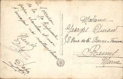 VINTAGE POSTCARD Fantasy Man Good festival