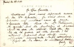 CPA Fantaisie Fleurs Fer a cheval