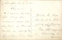 CPA Fantaisie Fleurs Santon 