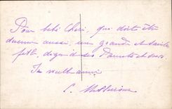 VINTAGE POSTCARD Fantasy Child Alsace Headstock