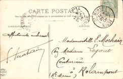 VINTAGE POSTCARD Fantasy Woman coffee of the Parisian one