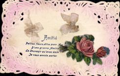 CPA Brodee Fantaisie Fleurs