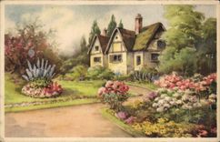 CPA Fantaisie Maison 