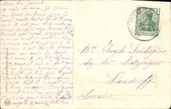 CPA Fantaisie Fleurs Rose