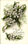 CPA Fantaisie Fleurs Muguet 
