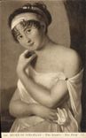 VINTAGE POSTCARD Fantasy Museum of Versailles Mrs. Recamier Mrs. Morin