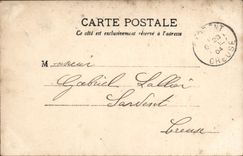 VINTAGE POSTCARD Fantasy Woman with the sunshade