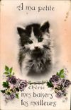 CPA Fantaisie Chat Chaton